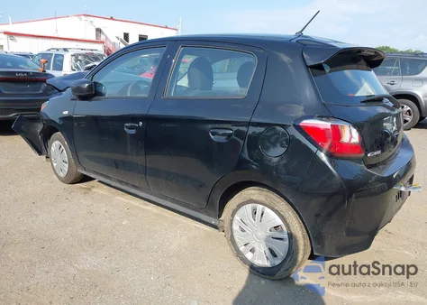 2024 Mitsubishi Mirage Es/Le z USA, uszkodzony, nr VIN ML32AUHJ4RH023051